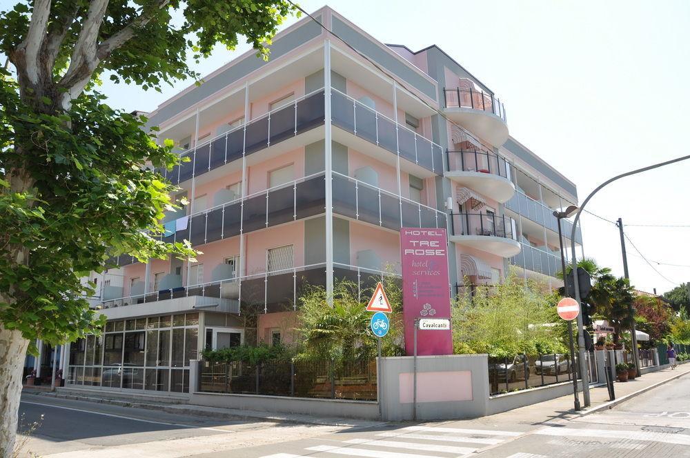 Hotel Tre Rose Riccione Buitenkant foto